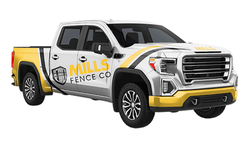 Mills Fence Company Vehicle