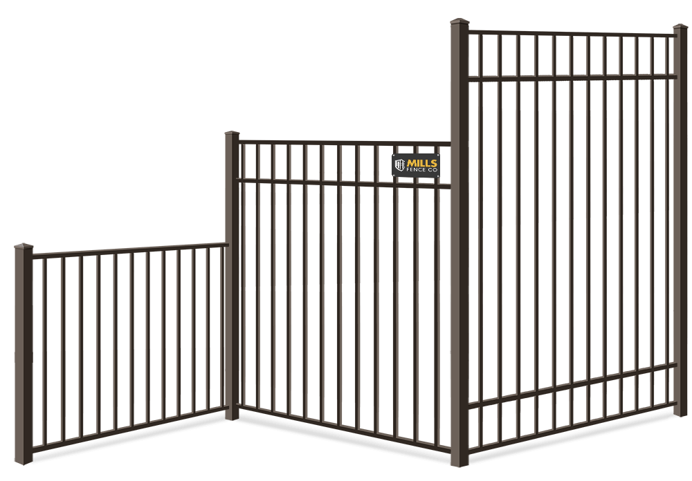 Aluminum fence height options Walton Kentucky