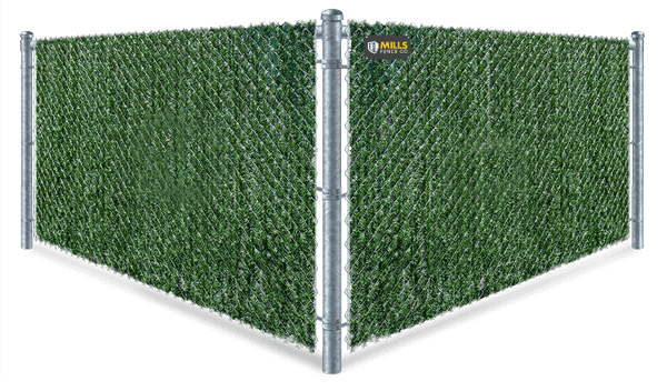 Hedge Semi-Privacy Chain Link fence contractor in Walton Kentucky