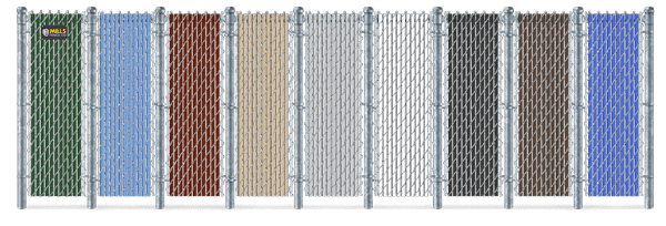 Privacy Slat Color Options For Chain Link Fence in Walton Kentucky