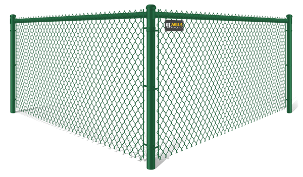 Green Chain Link fence contractor in Walton Kentucky