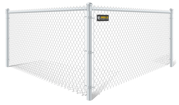 White Plastic Coated Chain Link fence contractor in Walton Kentucky