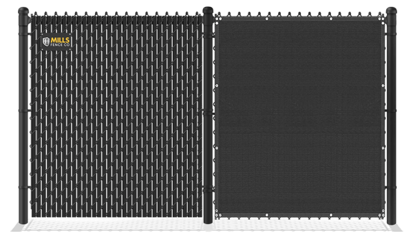 Privacy Slat Color Options For Chain Link Fence in Walton Kentucky