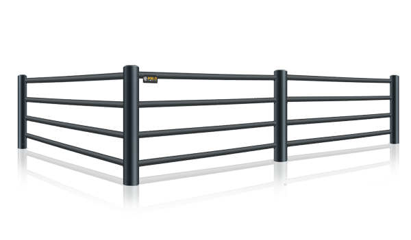 Metal pipe fence for farms in the Walton Kentucky area.