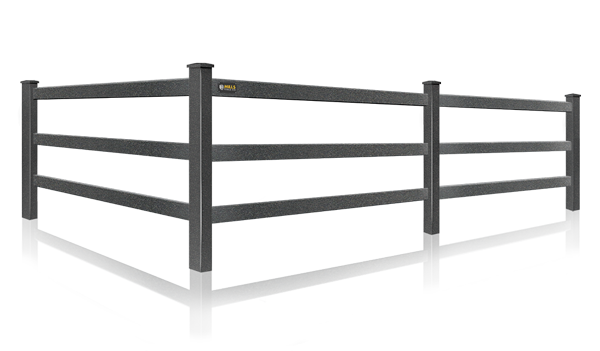 Steel Rail Fence for horse farms in the Walton Kentucky area.