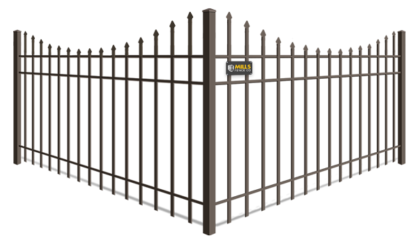 Scalloped Top aluminum fence company in Walton Kentucky