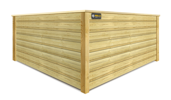 Horizontal Board On Board wood fence company in Walton Kentucky