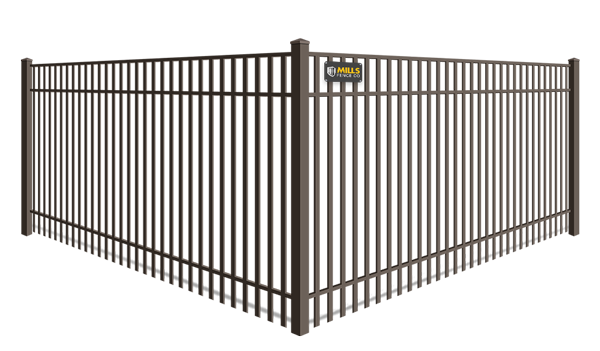 Double Picket Ornamental Steel fence company in Walton Kentucky