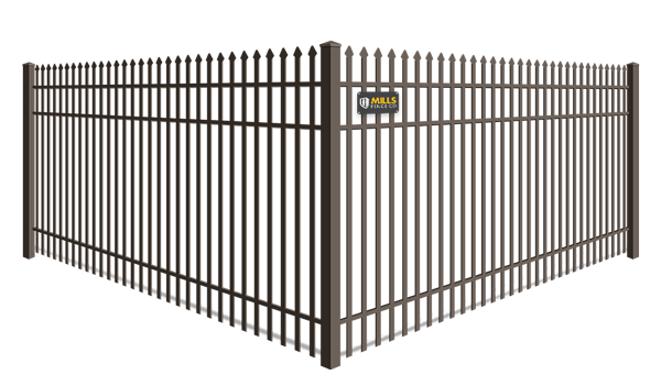 Double Picket Spear Top wrought iron fence company in Walton Kentucky