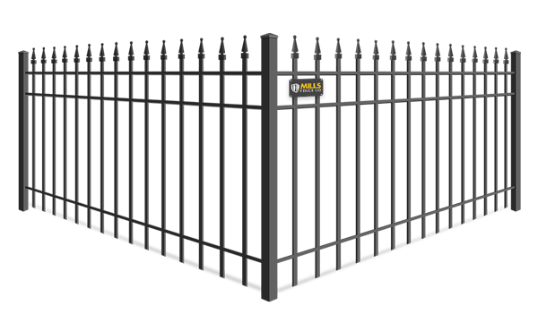 Quad Flare wrought iron fence company in Walton Kentucky