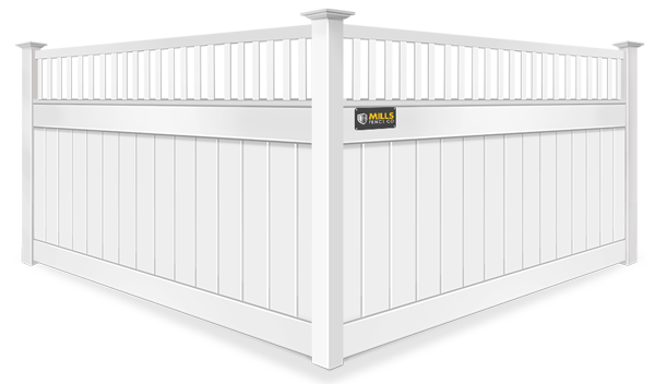 Spindle Top vinyl fence contractor in Walton Kentucky