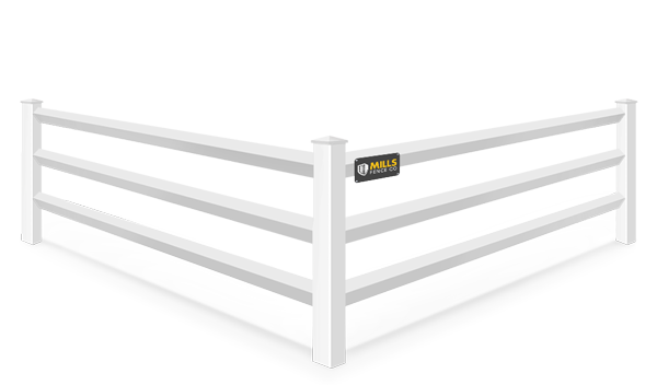 Diamond Rail vinyl fence contractor in Walton Kentucky
