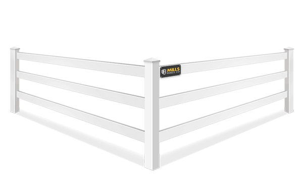 Post & Rail vinyl fence contractor in Walton Kentucky