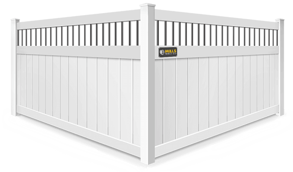 Metal Spindle Top vinyl fence contractor in Walton Kentucky
