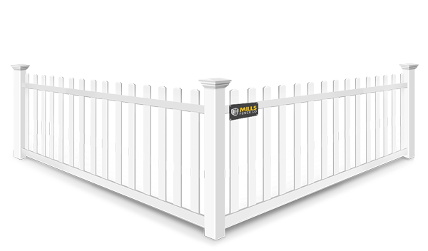 Open Picket vinyl fence contractor in Walton Kentucky